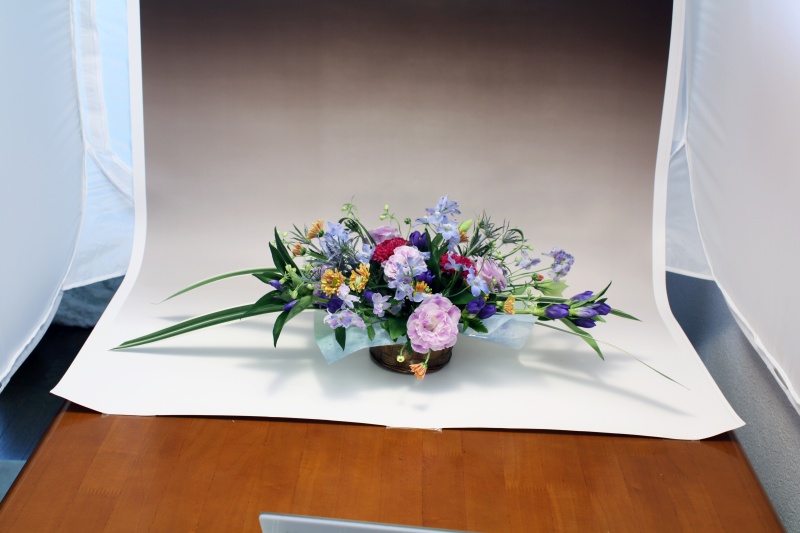 ブルーファジー｜ブルー系のフラワーアレンジメントの商品写真 2