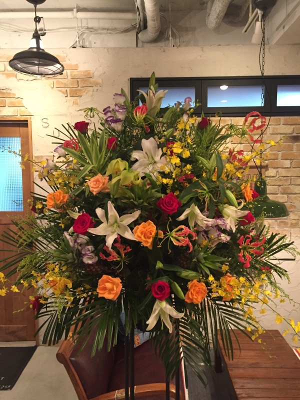 祝☆スタンドおまかせ1段で超豪華!