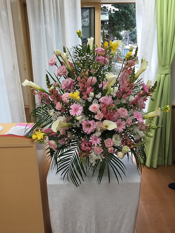 演壇花*発表会用式花